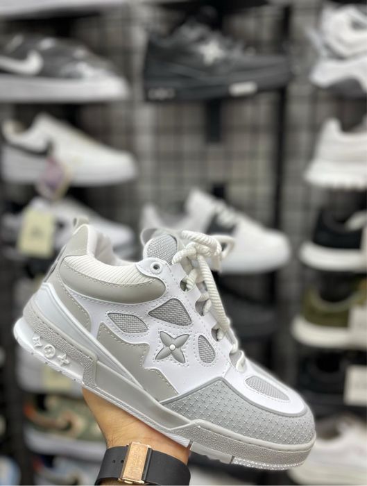 Adidasi Louis Vuitton Trainer Skate Grey Low - Last Sales