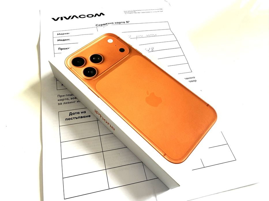iPhone 17 Pro Max Cosmic Orange  Наличен Нов Гаранция 3 години