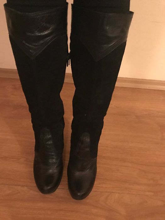 Зимни обувки естестена кожа бианки като нови, всички по 20лв