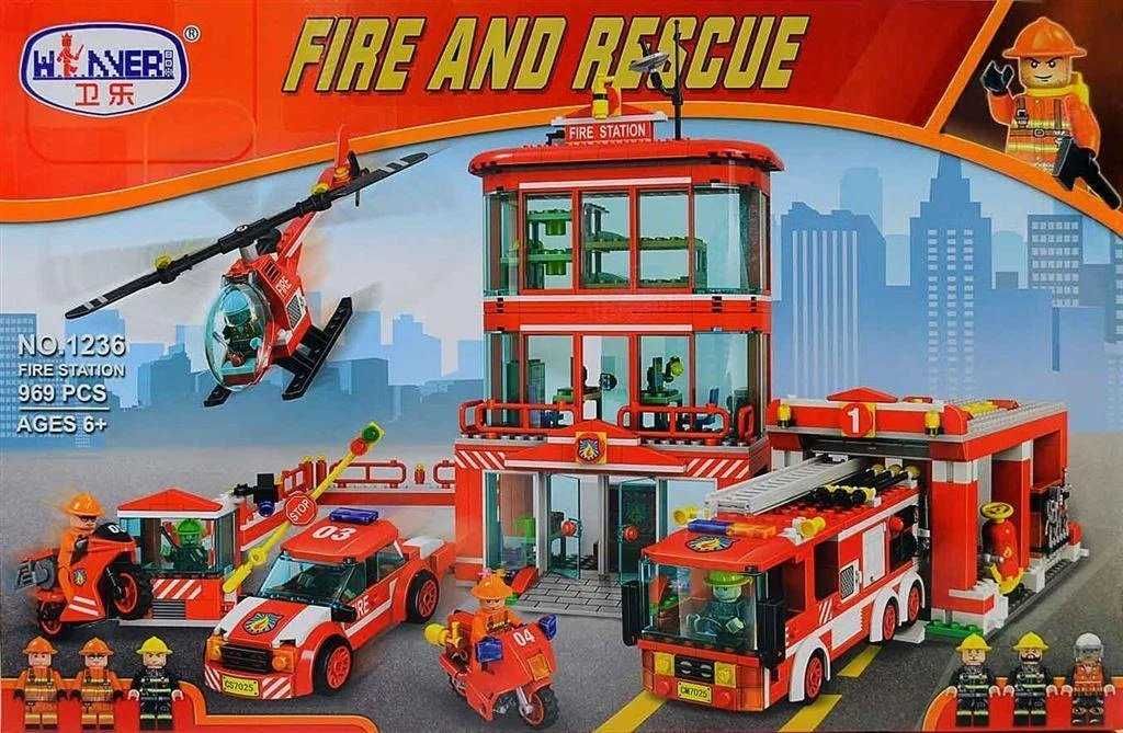 ГОЛЯМ  конструктор пожарна 969 части. Fire station konstruktor .