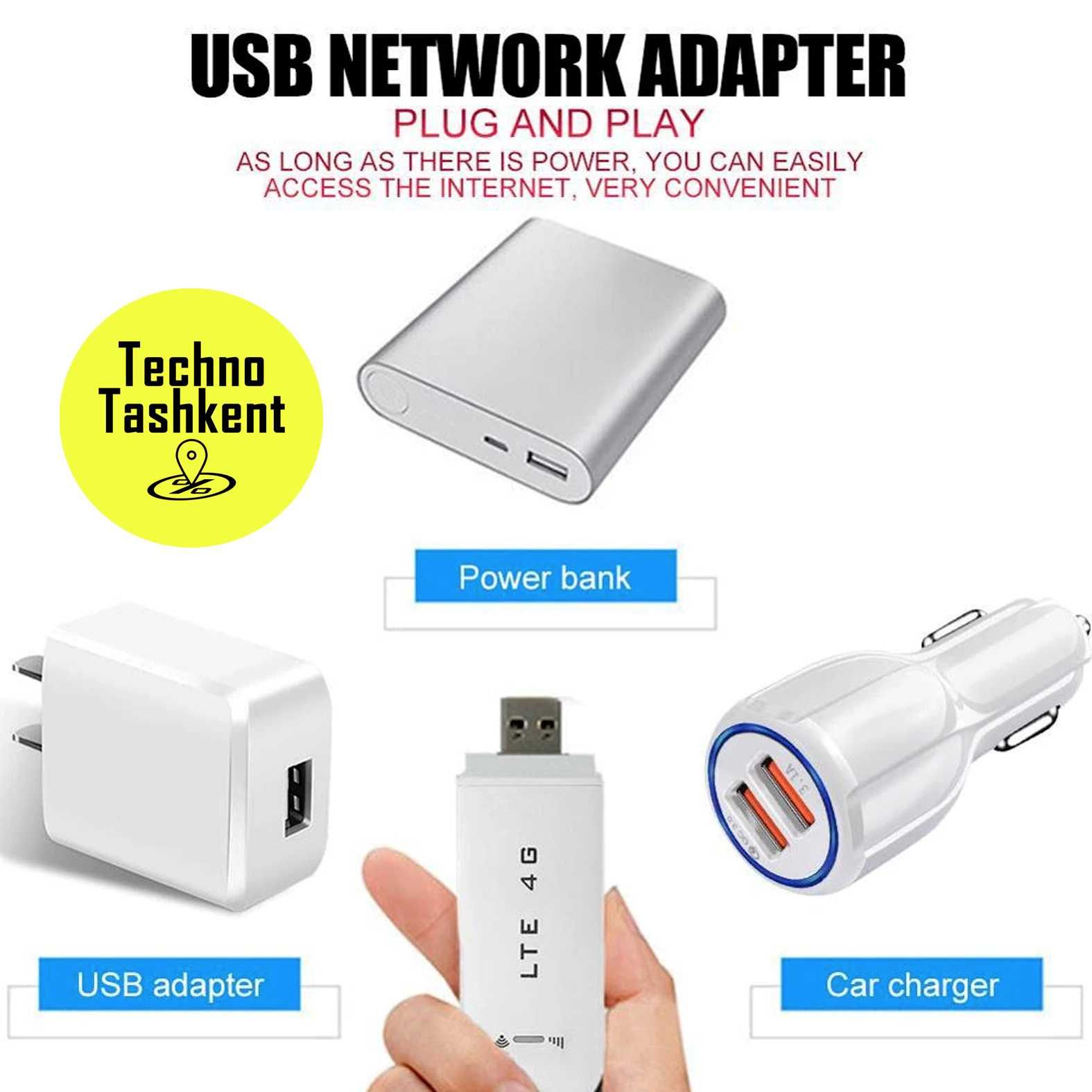 LTE 4G Usb Modem Wi-fi Hotspot 100Mbps (Garantiya) (Dostavka Bor)