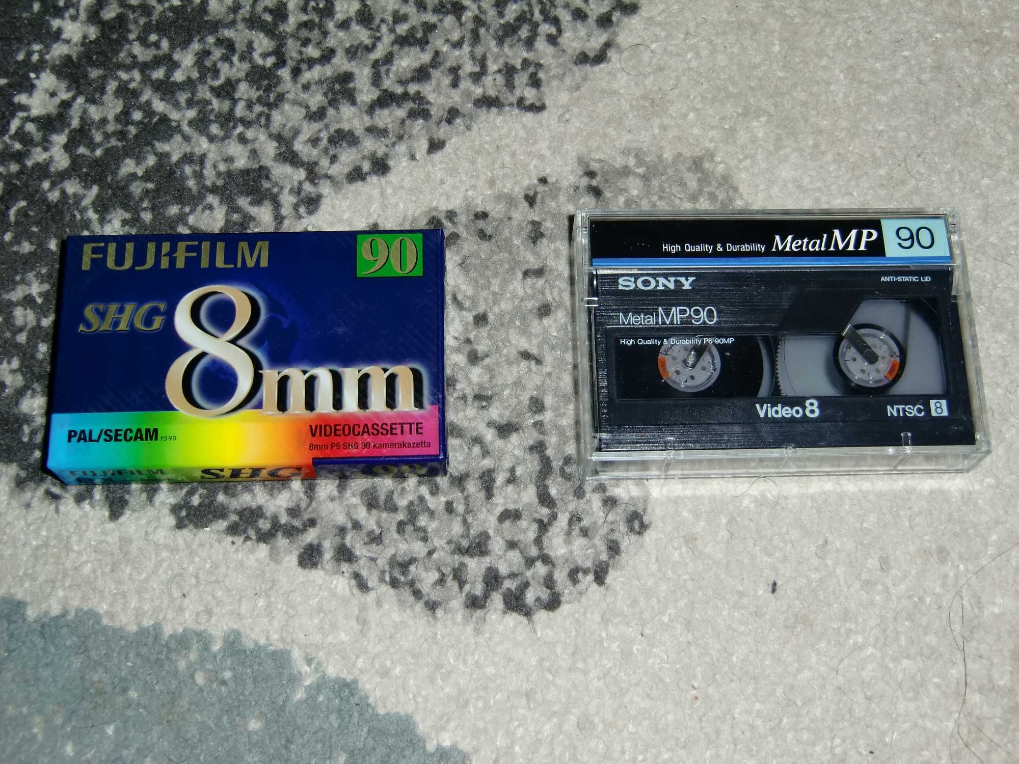 casete video 8mm , lot de doua buc.