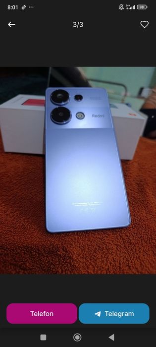 Redmi not 13pro garantiyali