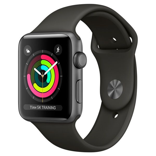 Новые нераспечатанные Apple Watch Series 3, 42 mm, Space Gray