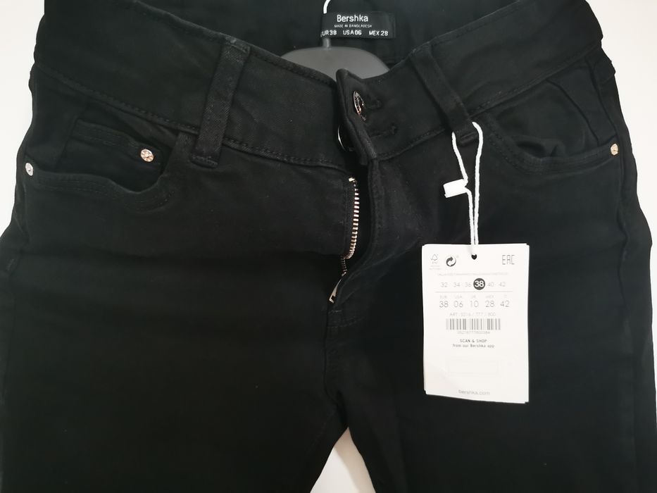 Blugi bershka, noi, m38