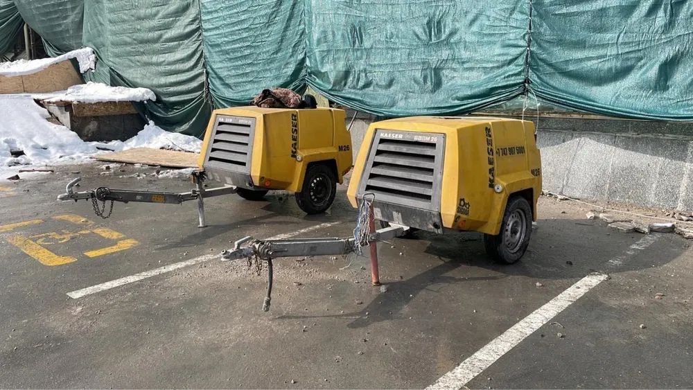 Компрессор в аренду — для строительных и дорожных работ.
