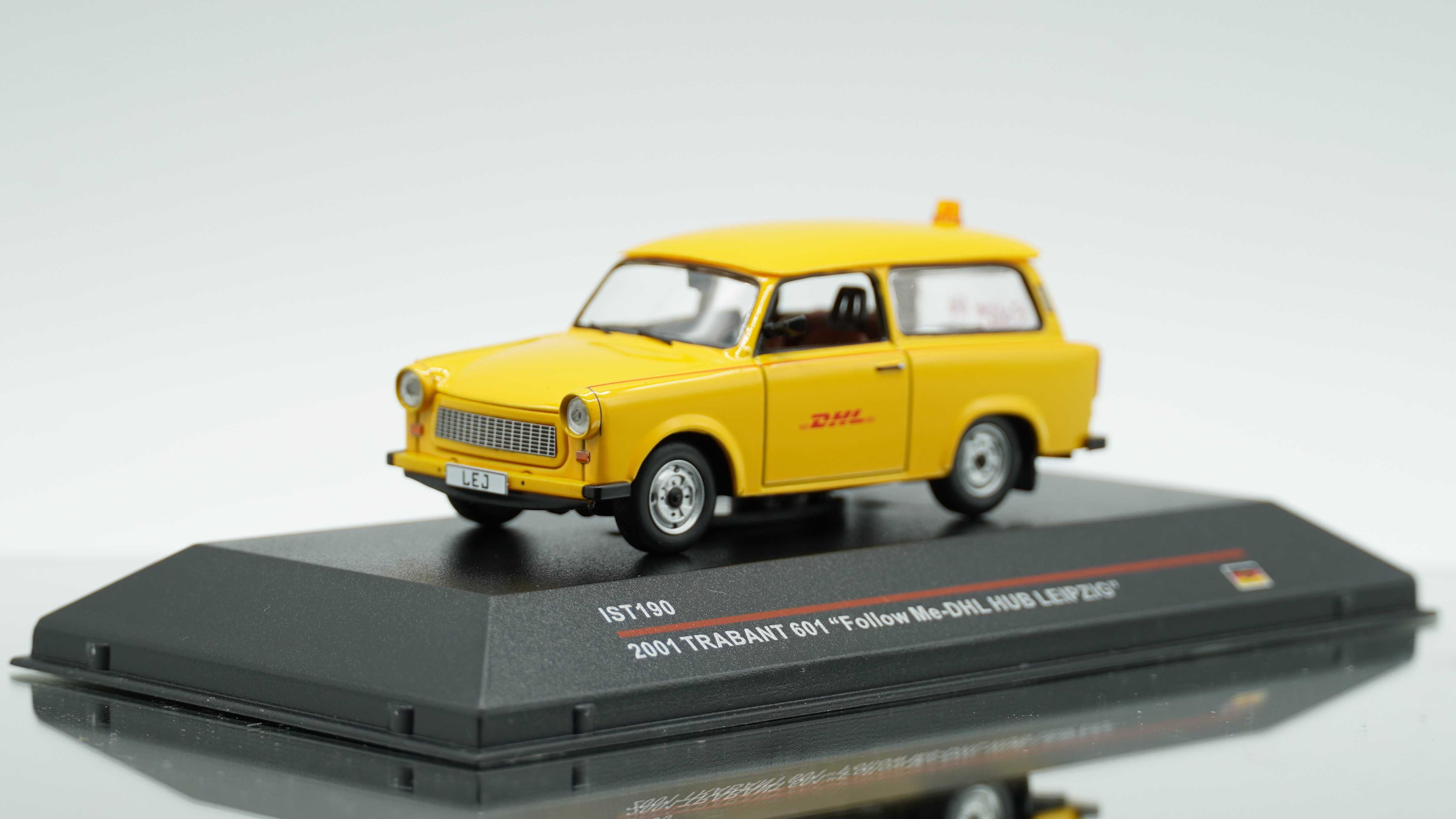 2001 Trabant 601S  - Follow Me DHL Hub Leipzig - Ist Models 1/43