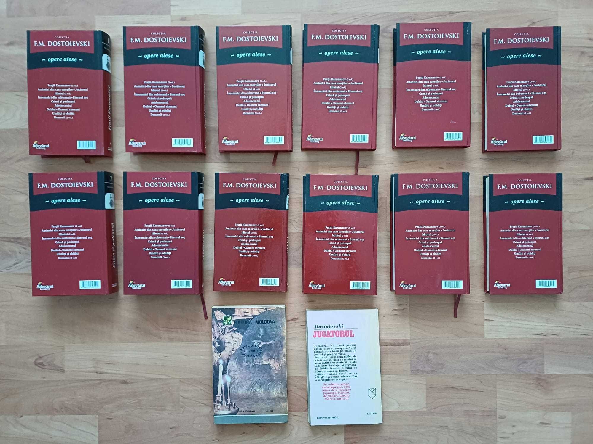 Seturi Adevărul: Alexandre Dumas (14 vol) și Dostoievski (12 vol)