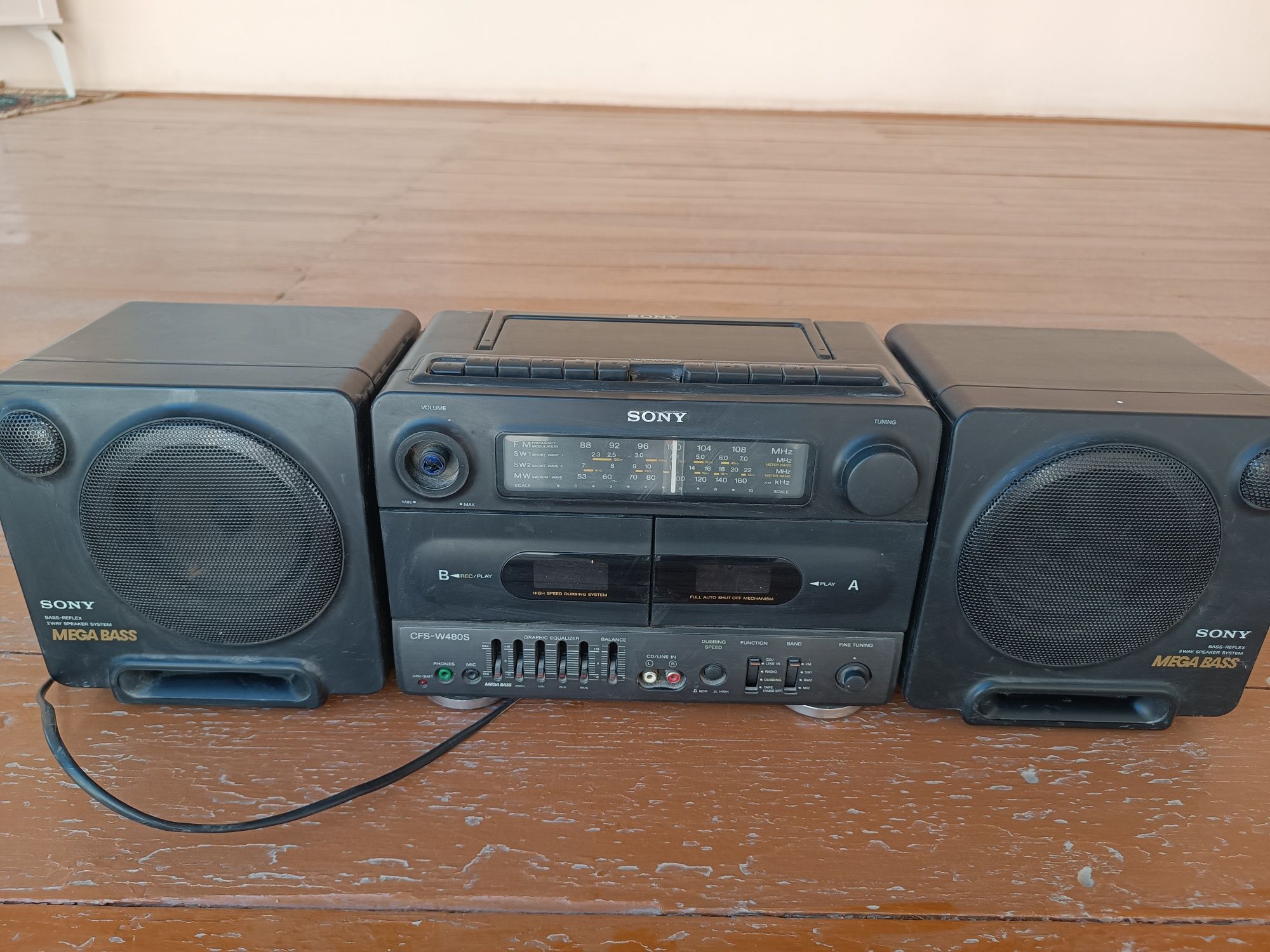 Магнитола SONY CFS W480S