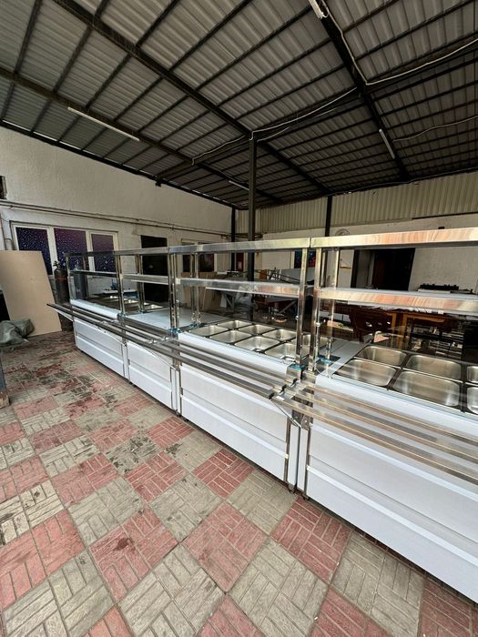 Линия раздачи мармит нейтральный стол  кухонное оборудование