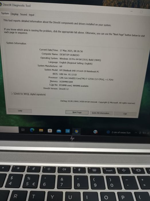 Laptop HP Elitebook i7-1255U(efn)