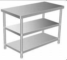 Стол Разделочный Производственный Металлический Из Нержавеющей Стали