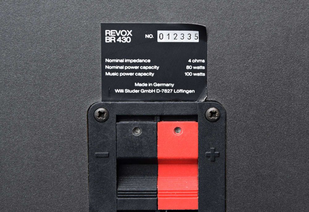 Boxe Revox BR 430, vintage