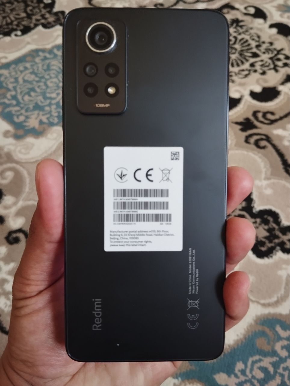 Redmi note 12 pro. Озу 6+6. Память 128.