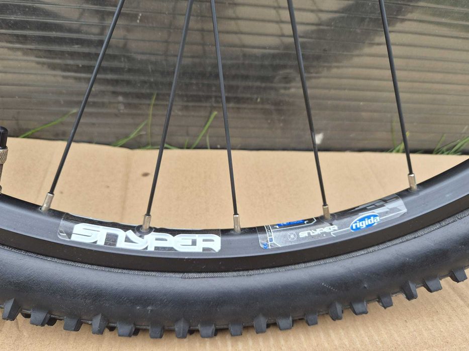 Roti MTB Rigida Snyper, 26inch, disc, caseta Shimano 9 pinioane