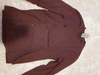 Bluza pulover Pierre Balmain double breast marimea S spre M bordeaux