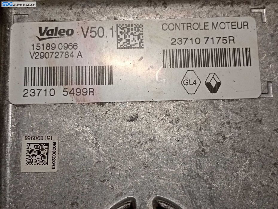 Kit Pornire ECU Calculator Motor Cip Cheie Cititor Cheie FARA Calculator BCM Dacia Logan 2 0.9 TCE 2012 - 2016 Cod 237105499R 285910001R [M5088] [M5090]