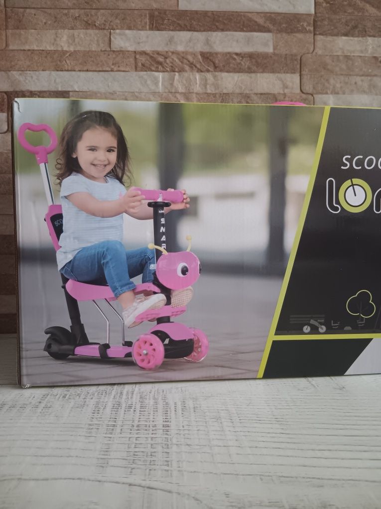 Тротинетка Lorelli - Smart Pink Flowers