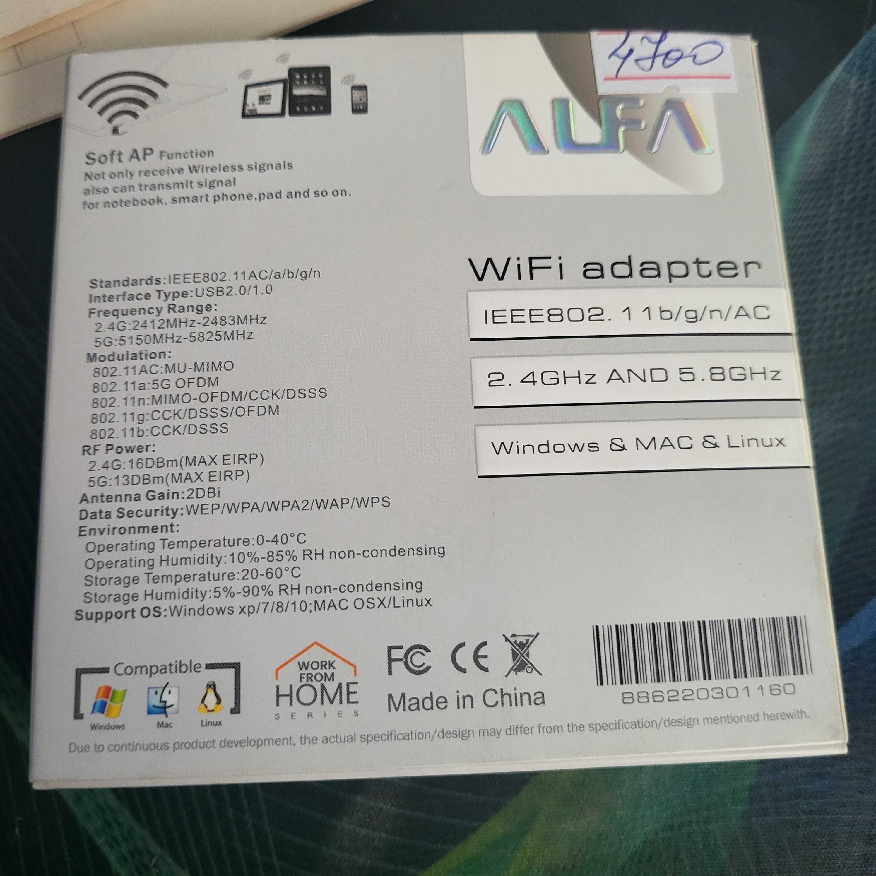 alfa wifi 600MBPS 2.4 and 5.8