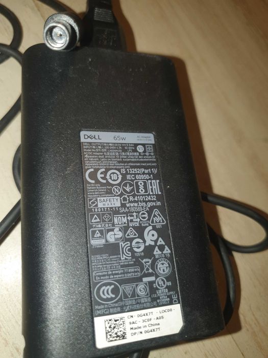 Încărcător original Dell 65W alimentator 19.5v 3.34a LA65NM130