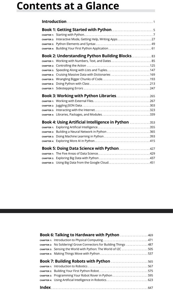 Carte pdf Python all in one 7 books in one in limba engleza