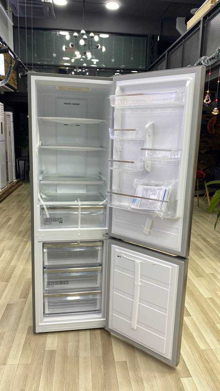 Холодильник Midea модель MDRB424FGF020 ( Стальной) на 320 литров