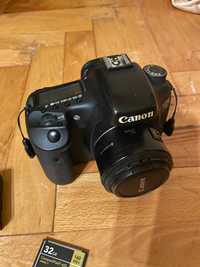 Aparat foto Canon EOS 7D, obiectiv 50mm f1.8 + baterii si carduri