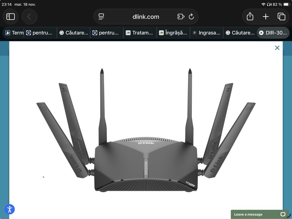 DIR‑3060 EXO AC3000 Smart Wi-Fi Router