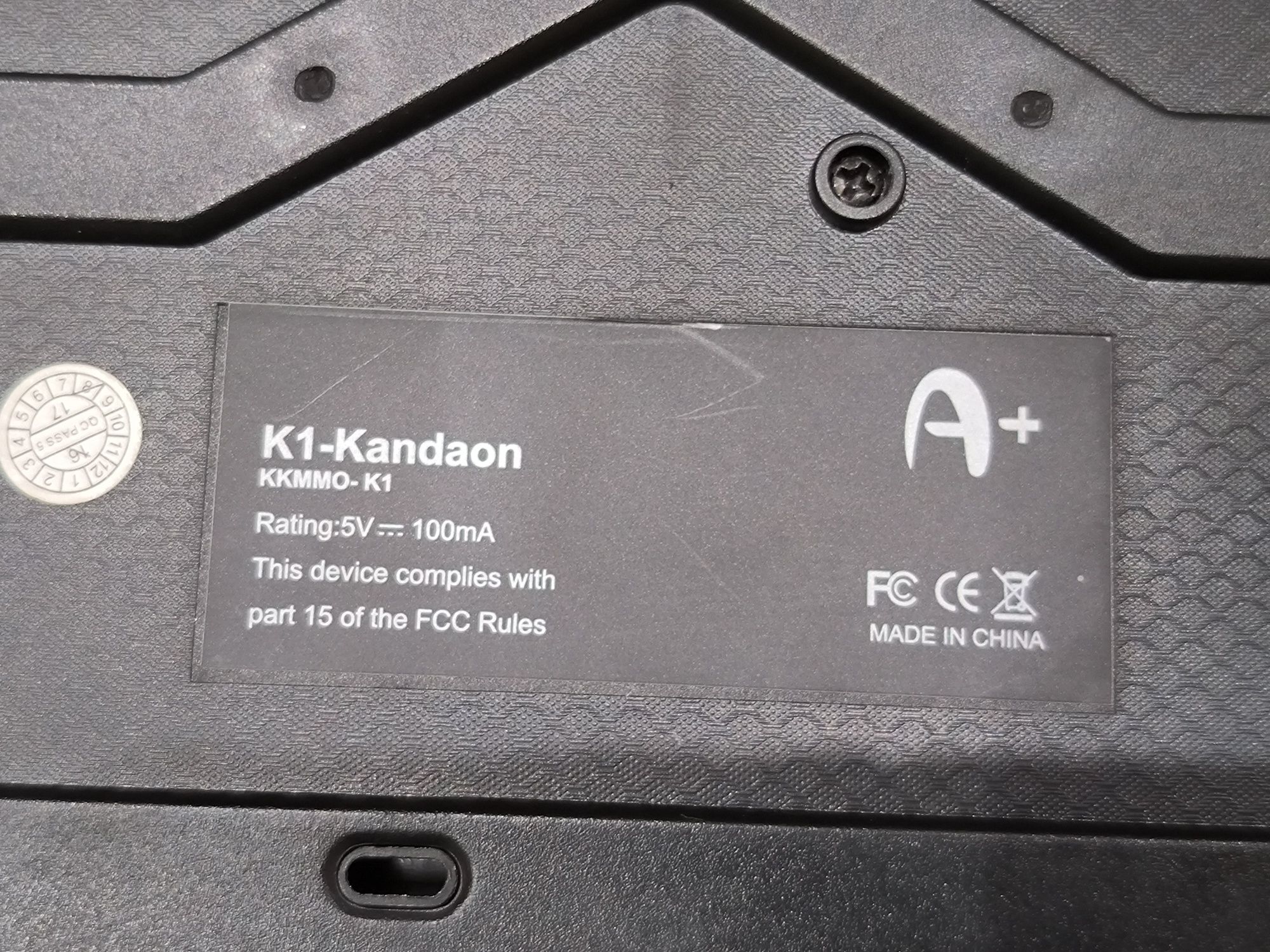 Геймърска клавиатура A+ K1 Kandaon