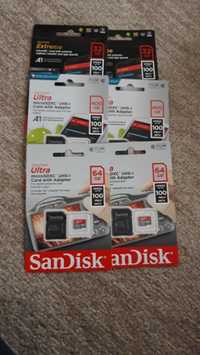Card SD DE 32gb, 64 gb, 400gb , noi ,aparate foto, auto, gps , supravg