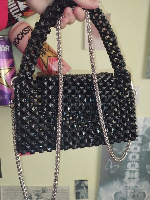 сумка из бисера, ручная работа