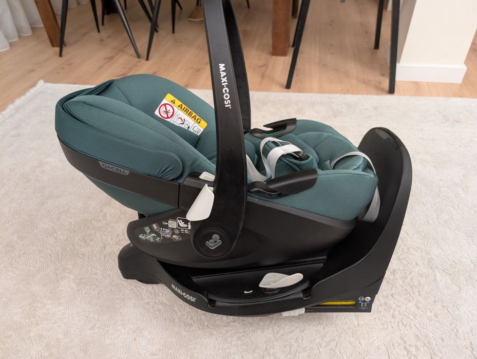 Scoică Maxi-Cosi Pebble 360 Pro + bază ISOFIX + adaptor carucior YOYO