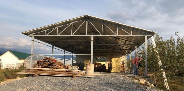 Vand hală metalică structură metalică 10/20/4  fără avans cu montaj