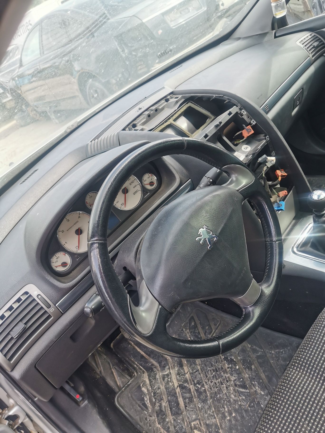 Plansa bord Peugeot 407 airbag pasager panou bord dezmembrez