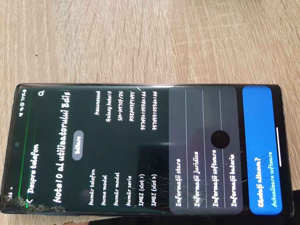 Samsung note 10 piese
