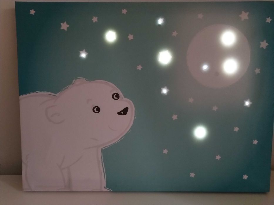 Tablou cu leduri pentru camera copil