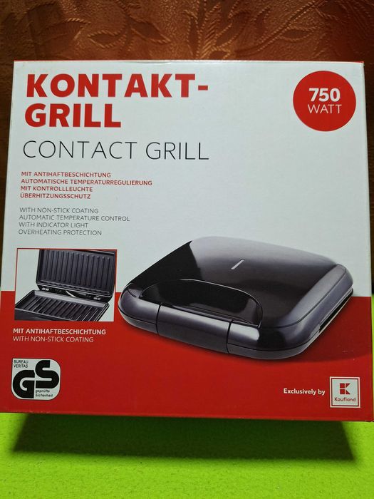 Grill / Gratar electric, strat antiaderent, 750W