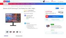 Monitor LED IPS Samsung 27", 4K, Display Port, USB-C, Negru