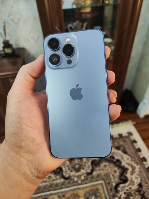 iPhone 13 Pro 128 GB Blue ideal Face True Tone 100% arzon narxda