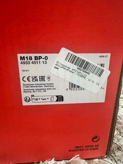 rindea electrică Milwaukee M18 BP-0