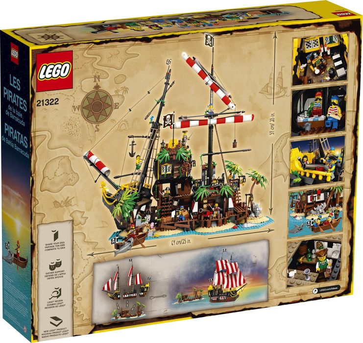 LEGO 21322 Ideas Пиратите от залива Баракуда Pirates of Barracuda Bay