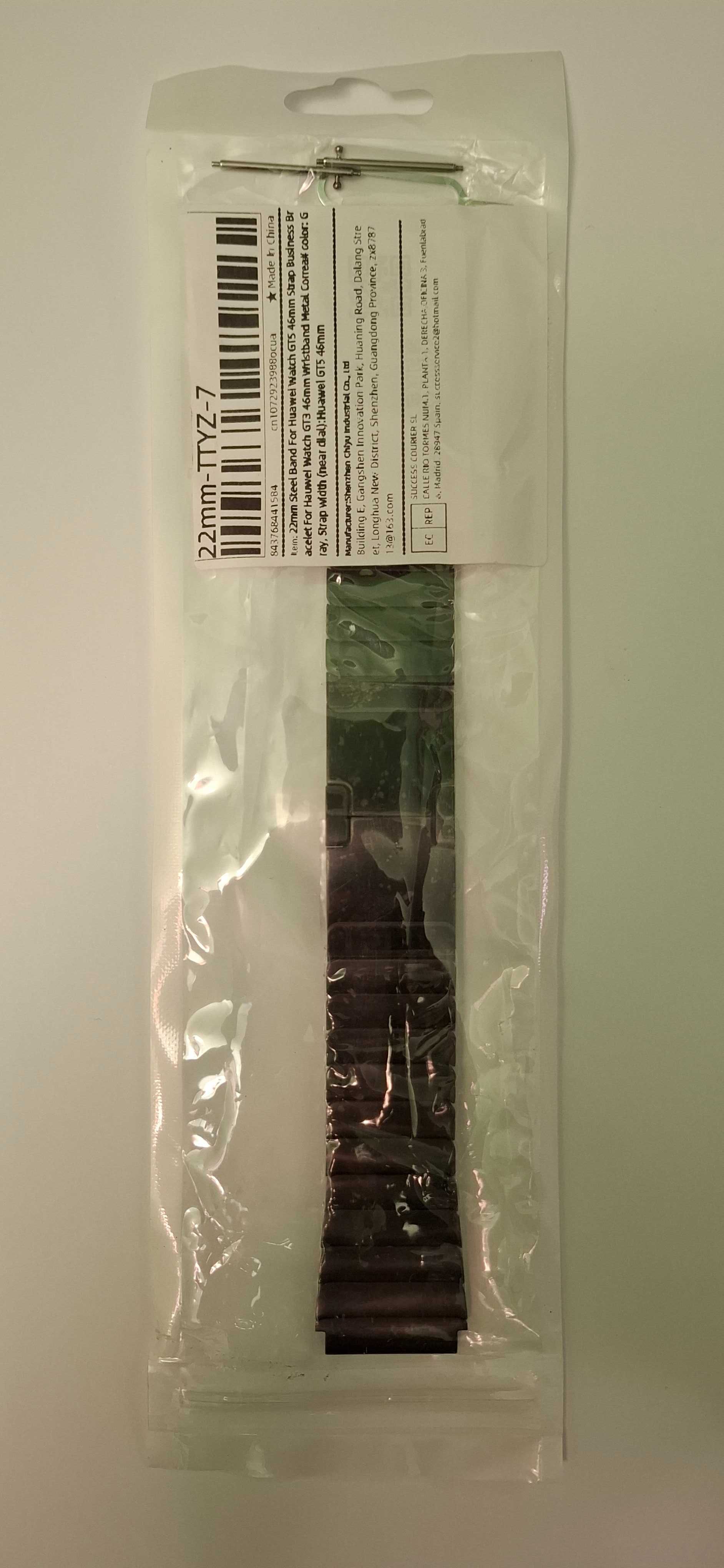 Curea ceas metalica 22 mm (Huawei GT), Noua, Nefolosita