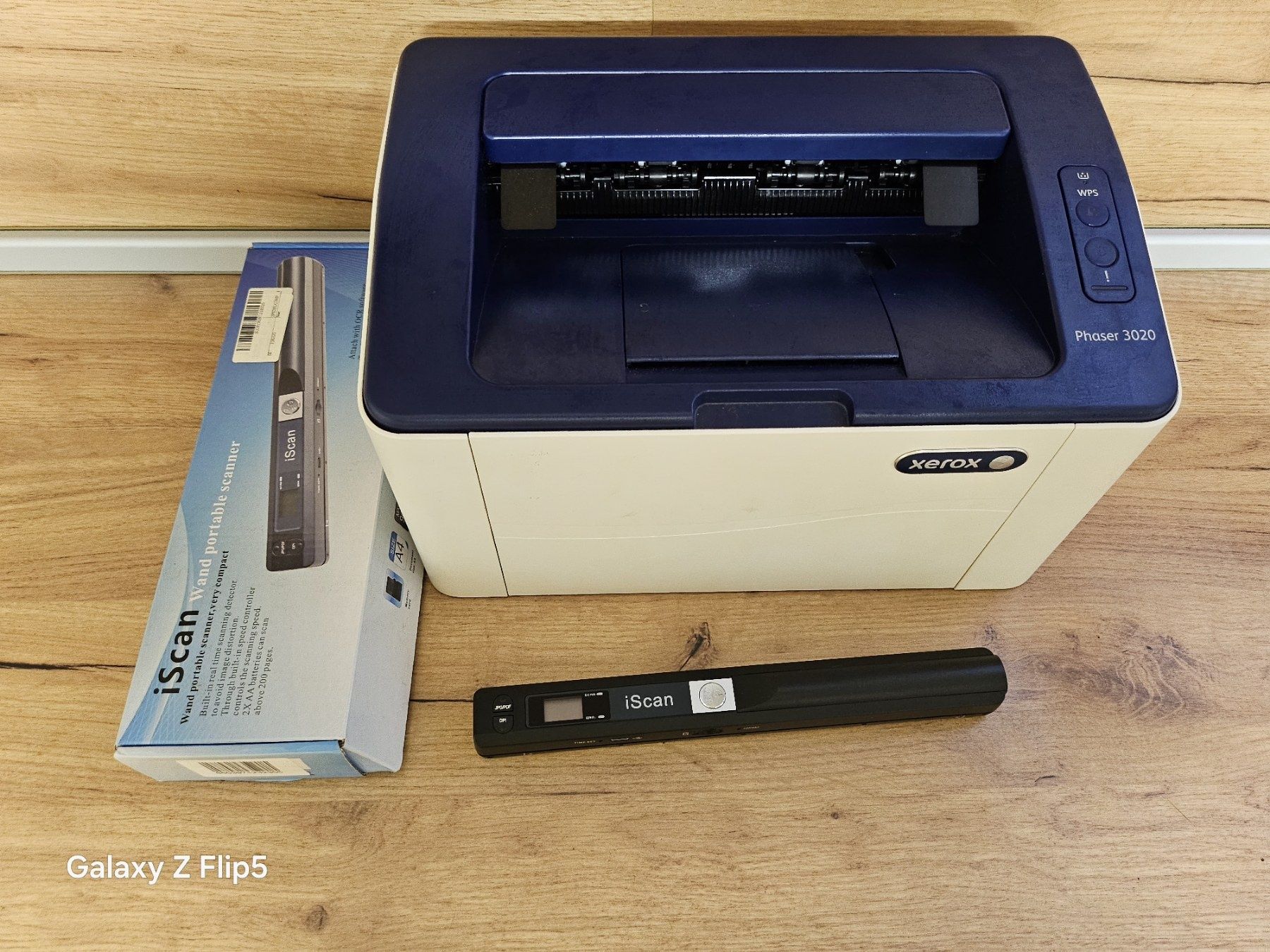 Лазерен принтер Xerox Phaser 3020 + цветен скенер Iscan HD