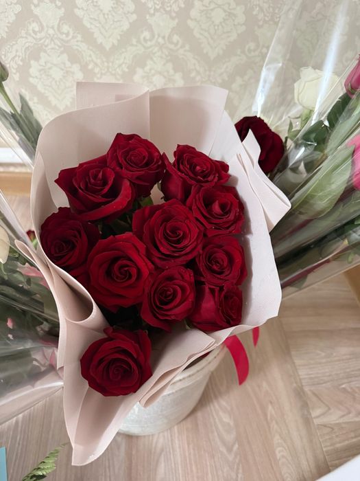 Цветы после мероприятия