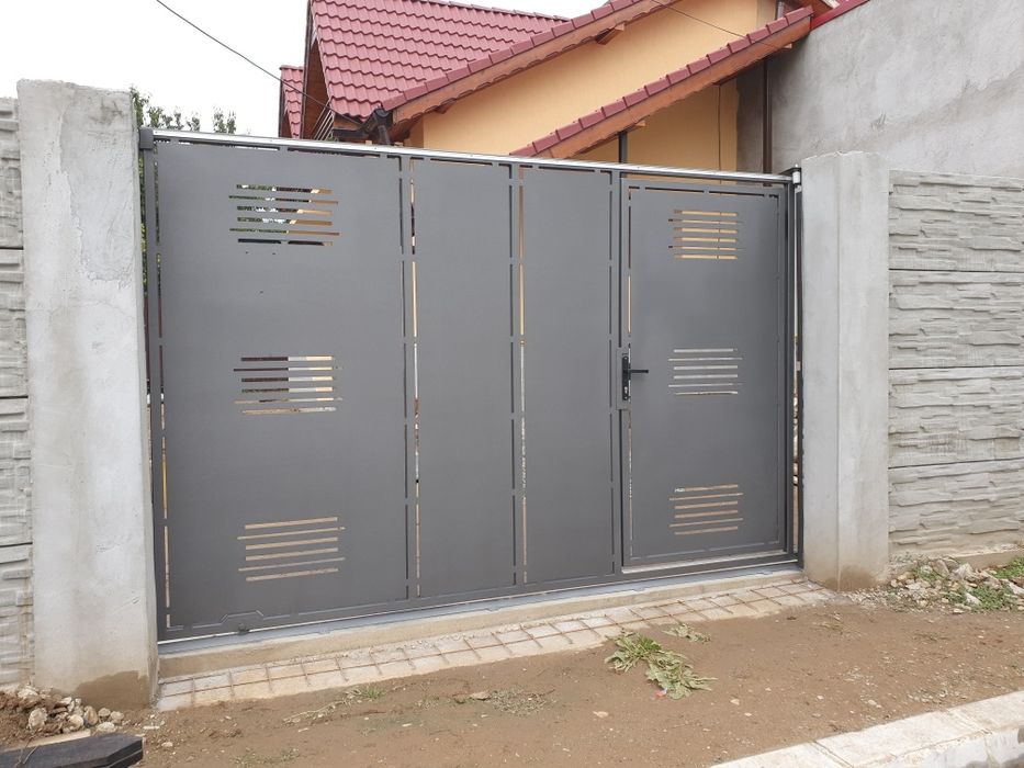 Porti,panouri gard,balustrade din tabla debitata cu plasma cnc