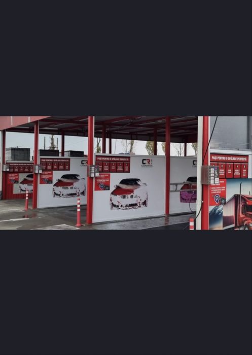 Echipament spalatorie auto self-service pentru 4 boxe
