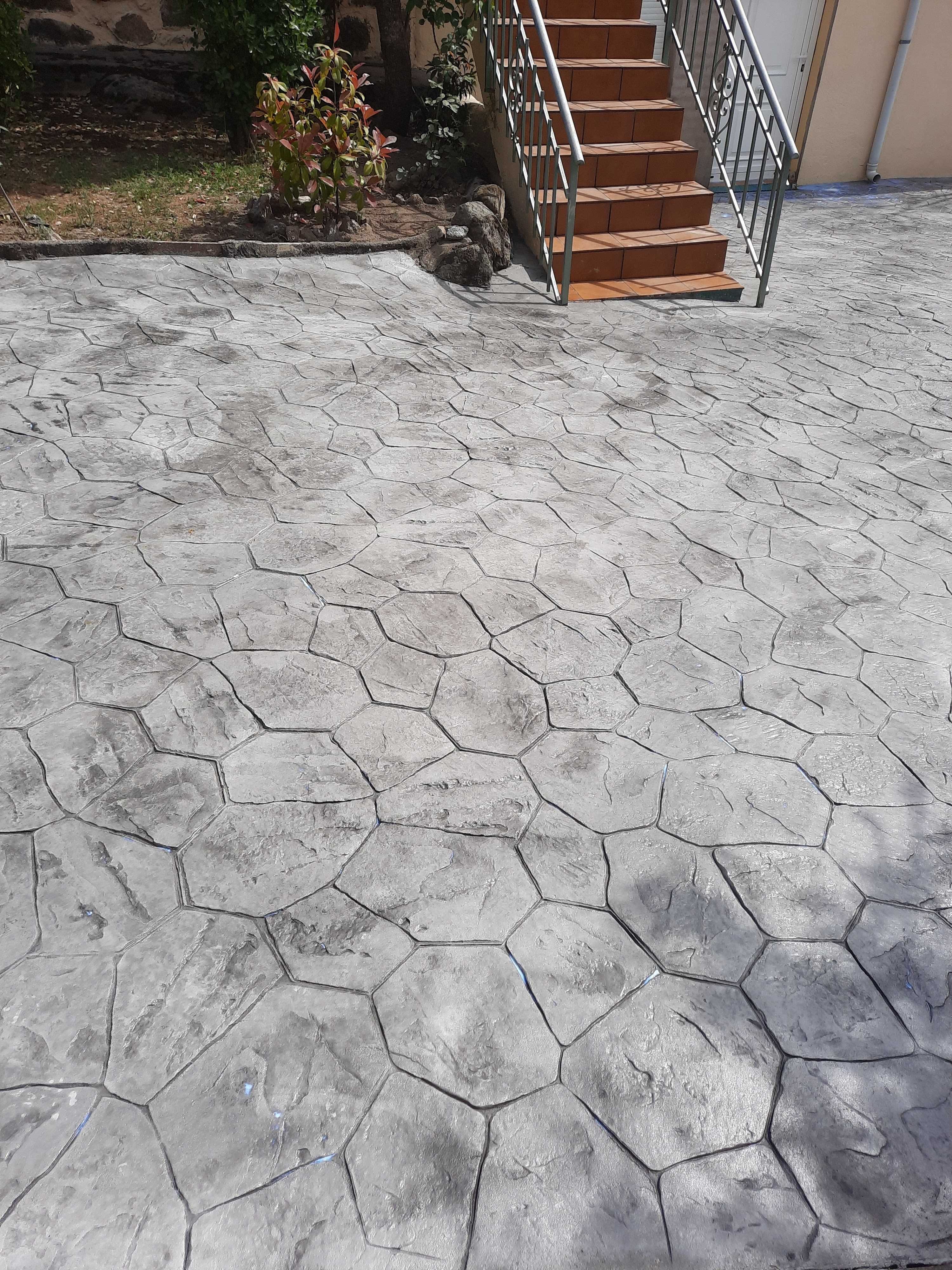 Beton amprentat si elicopterizat