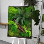 Tablou cu licheni stabilizați 50×40 cm – Decor natural pentru interior