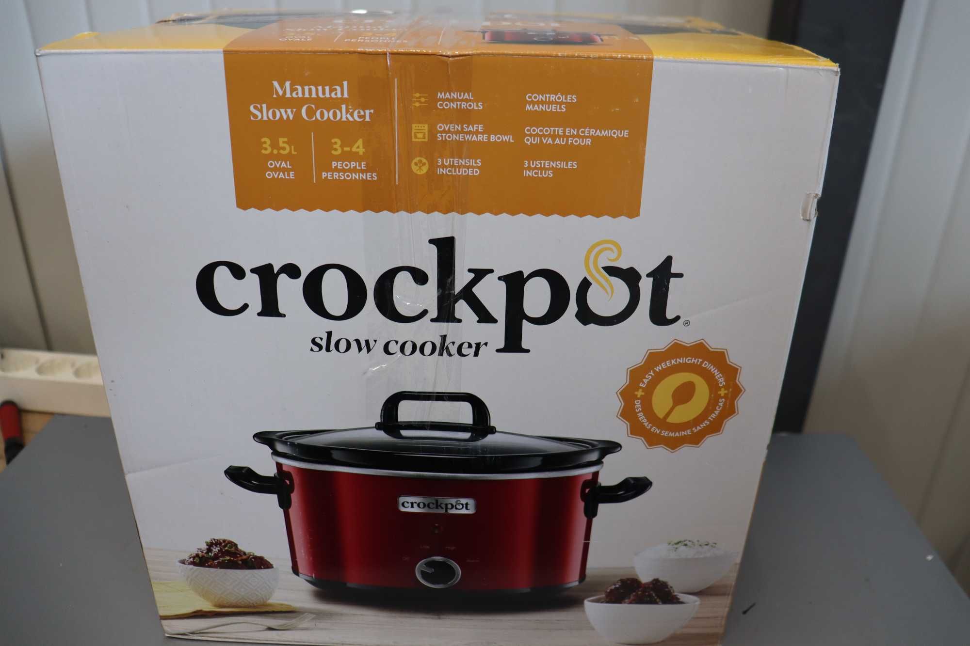 Керамичен уред за бавно готвене Crock-Pot The Slow Cooker, 240W