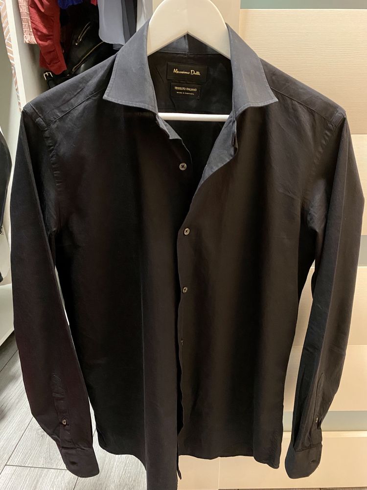 Camasa Neagra Massimo Dutti